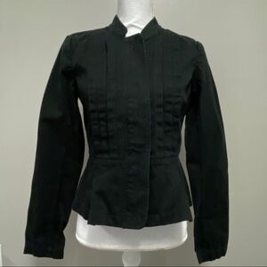 NWT Ann Taylor Loft Canvas Peplum Jacket